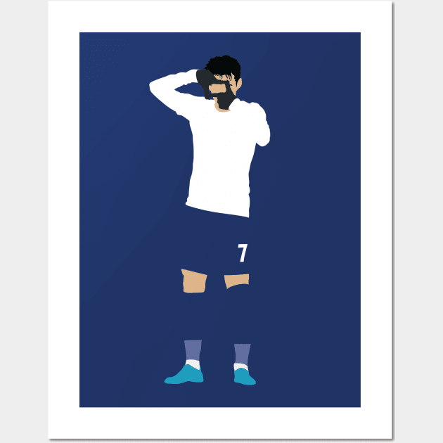 Son Heung-Min Camera Celebration Spurs Wall Art by Jackshun